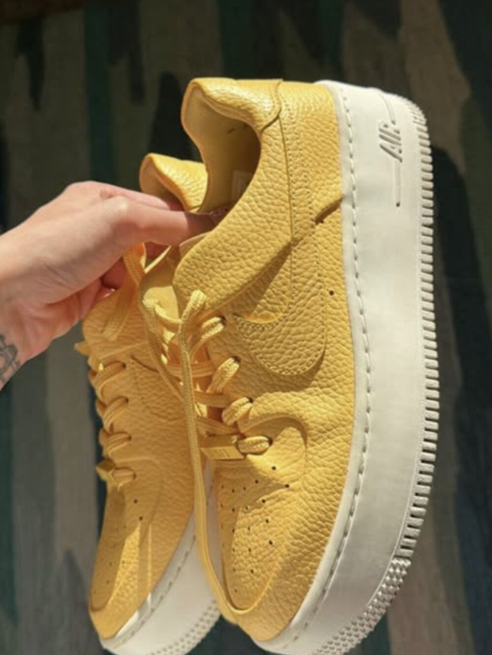 Nike Air Force 1 Sage Low “Topaz Gold” — Women’s Size 7 - Picture 9 of 9